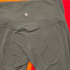 Teal green Lululemon align capri